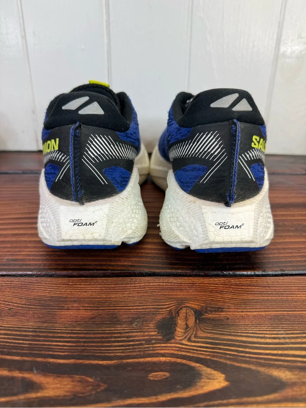 Salomon Aero Glide 4 Bluing White Black Men’s Size 9 Running Shoes